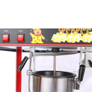 Professional Double Dynasteel Popcorn Machine: Prepare delicious popcorn for professionals