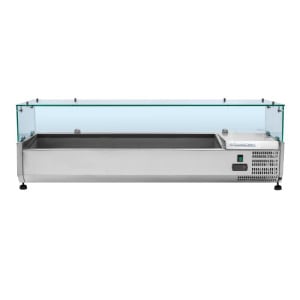 Saladette Koelvitrine om te Plaatsen 6 x GN 1/3 Dynasteel: Optimale Versheid en Organisatie