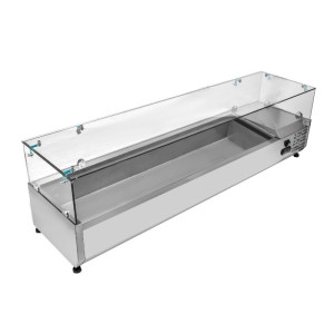 Saladette Koelvitrine om te Plaatsen - 7 x GN 1/3 - Dynasteel