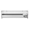 Glazen Koelwerkbank voor Salades - 8 x GN 1/3 - Dynasteel
