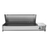 Saladette Koeling om te Plaatsen Deksel Inox - 7 x GN 1/3 - Dynasteel