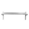 Stainless Steel Wall Shelf on Brackets - L 1200 x D 300 mm - Dynasteel