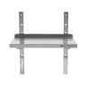 Stainless steel wall shelf L 600 x D 300 mm Dynasteel - Professional quality