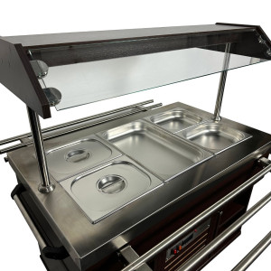 CombiSteel Hot Buffet - Stainless Steel GN 1/1 & LED Lighting