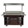 Buffet Warm CombiSteel - Edelstahl GN 1/1 & LED-Beleuchtung