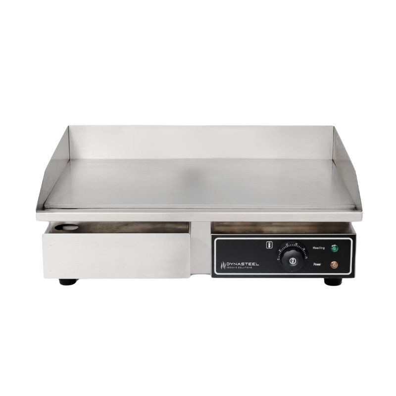 Professionelle Elektrische Grillplatte - Glatt 55 cm - Dynasteel