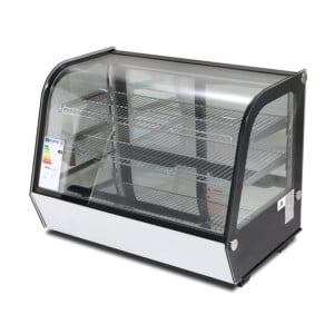 Countertop Refrigerated Display Case 160 L - Curved - Dynasteel