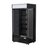 Vitrine voor Dranken 736 L 2 Glazen Deuren 2-8 °C R290