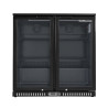 Refrigerated Back Bar 209 L 2 Glass Doors — Ventilated