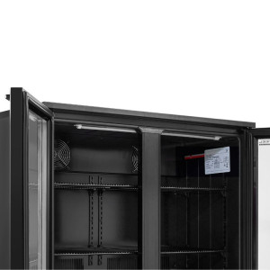 Refrigerated Back Bar 209 L 2 Glass Doors — Ventilated