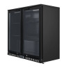 Refrigerated Back Bar 209 L 2 Glass Doors — Ventilated