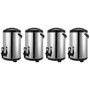 Set van 4 Isothermische Drankdispensers - 9 Liter | Dynasteel