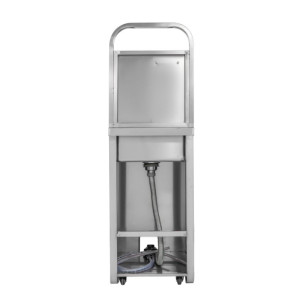 Voetbediende Handenwasser met Zeep en Papierdispenser - Dynasteel