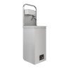 Voetbediende Handenwasser met Zeep en Papierdispenser - Dynasteel