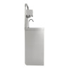 Voetbediende Handenwasser met Zeep en Papierdispenser - Dynasteel