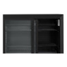 Skinplate Refrigerated Back Bar - 3 Sliding Glass Doors - 328 L - Dynasteel