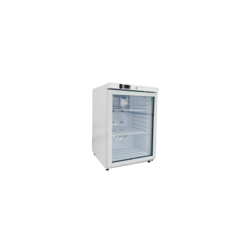 Mini Armoire Réfrigérée 200 L - Positive Vitrée Inox - Dynasteel