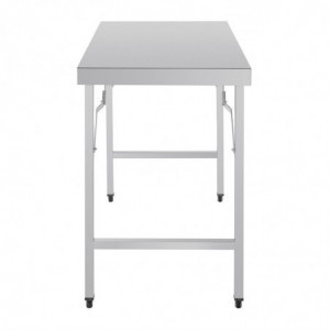 Opvouwbare Tafel Inox 1200 Mm - Vogue - Fourniresto