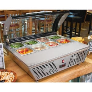 Preparation Counter Series G - 4 x GN 1/3 - Gastronoble