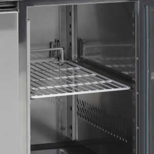 Negative Refrigerated Table in Stainless Steel - 4 Doors - GN 1/1 TEFCOLD: optimal performance in the kitchen!