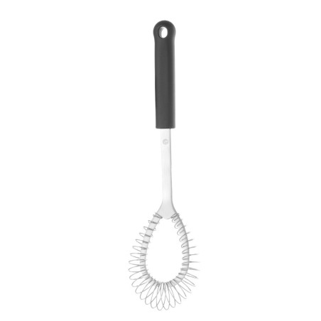 Flat Stainless Steel Whisk with PP Handle - L 160 mm