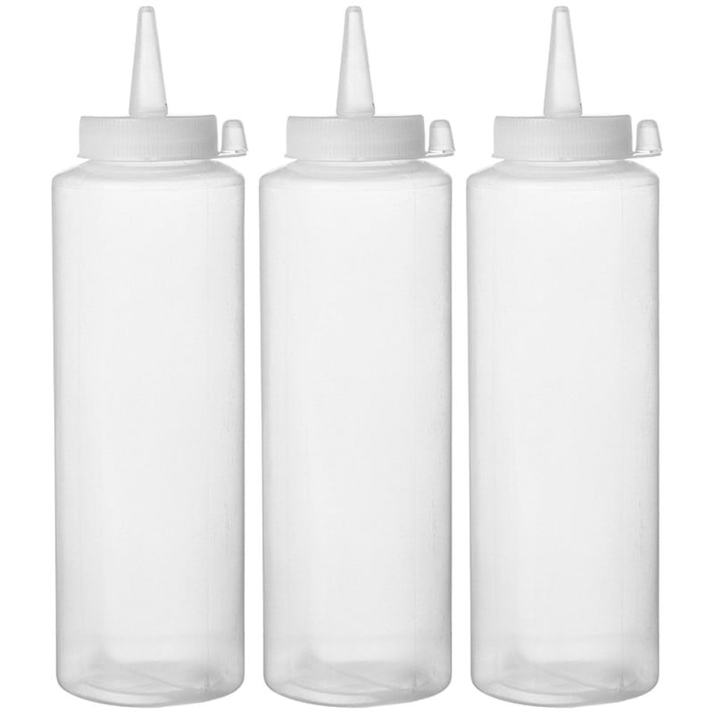 Doorzichtige Dispenserfles - 0,2 L - Set van 3