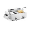 Profi Line fryer with digital drain tap - 2 x 8 l - Brand HENDI - Fourniresto