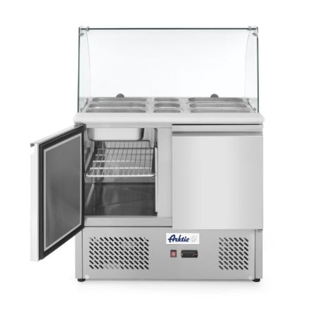 2-Door Counter with Glass Refrigerated Display - 300 L