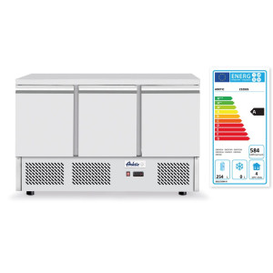 Refrigerated Preparation Counter for Pizzas or Salads - 380 L + 40 L