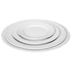 Platte porseleinen bord Flora - 160 mm diameter