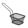 Miniature Black French Fries Basket - 105 x 90 mm