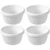 Geribbeld Melamine Ramekin 50 ml - Set van 4