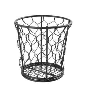 Round Decorative Wire Basket - 120 cm in Diameter