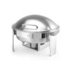 Round satin finish chafing dish - Brand HENDI - Fourniresto