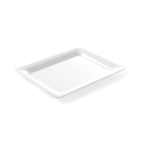 Gastronorm Plate with Flat Edge - GN 2/3 - H 20 mm