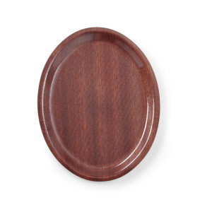 Holztablett Oval - 200 x 265 mm - Marke HENDI - Fourniresto