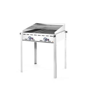 Professioneller Gasgrill Green Fire mit 2 Brennern - Marke HENDI