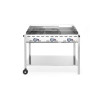 Professioneller Gasgrill Green Fire - 3 Brenner - HENDI