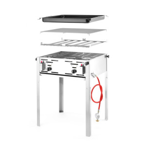 Professionele Gasbarbecue Grill-Master Maxi - Merk HENDI - Fourniresto