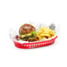 Fast-Food Service Basket - Red - Set of 6 - Hendi