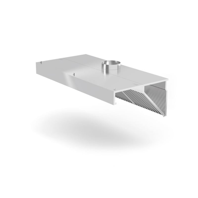 Wand-Dunstabzugshaube - L 1200 x 700 mm - Hendi