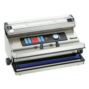 Vacuum sealer machine with professional coil support