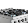 Fornuis 4 Pits met Gasoven GN 2/1 Serie 700