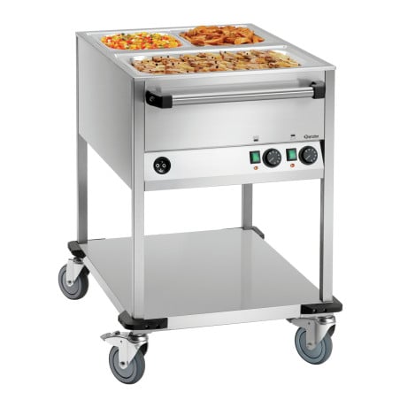 Bain-Marie-Wagen - 2 GN 1/1