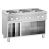 Six-plate stove with base Series 700