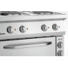 Four-burner range with electric oven GN1/1 Series 700