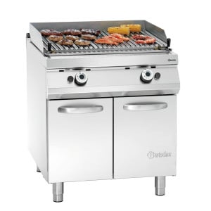 Gaslava-steengrill Professioneel Bartscher Serie 900 - Rooster V