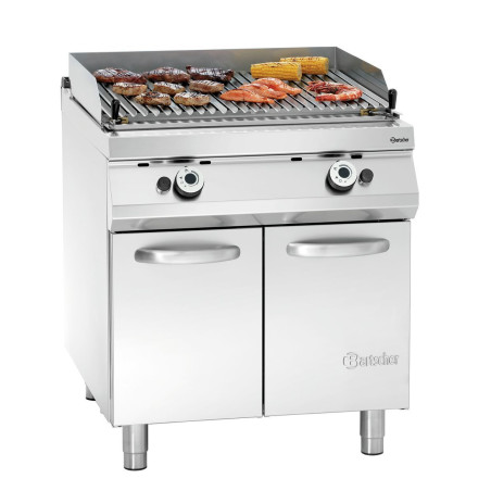 Gaslava-steengrill Professioneel Bartscher Serie 900 - Rooster V