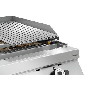 Gaslava-steengrill Professioneel Bartscher Serie 900 - Rooster V