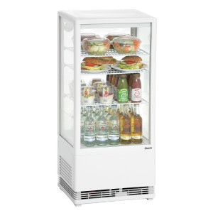 Mini Professionele Koelvitrine Bartscher - 78 L Wit